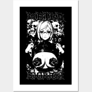 Death Metal Design Meiko Shiraki Posters and Art